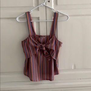 Madewell front tie tank